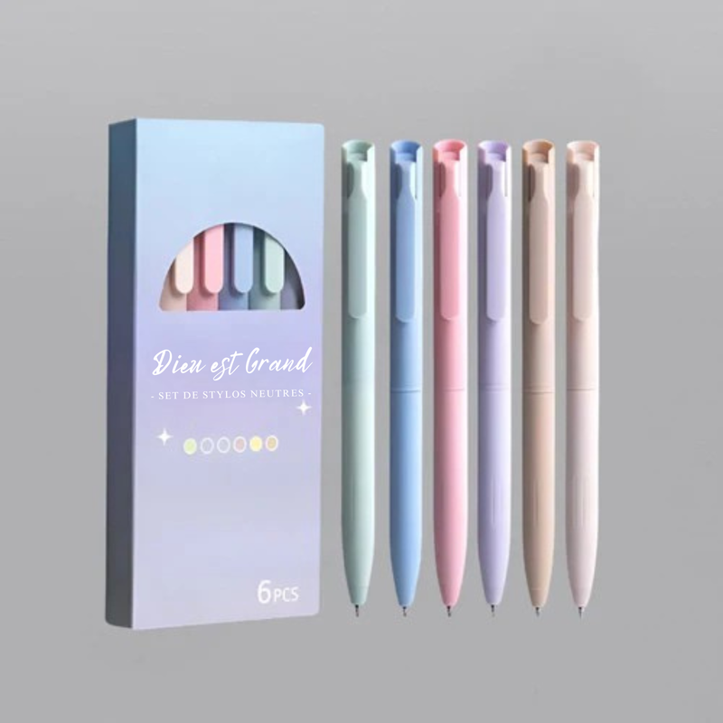Étude de la Bible - Set de Stylos de Couleur